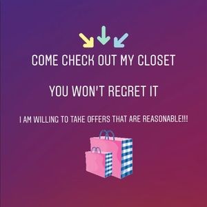 I’m open to all types of offers!!! :)